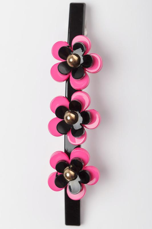 Заколка  - Розовый цвет