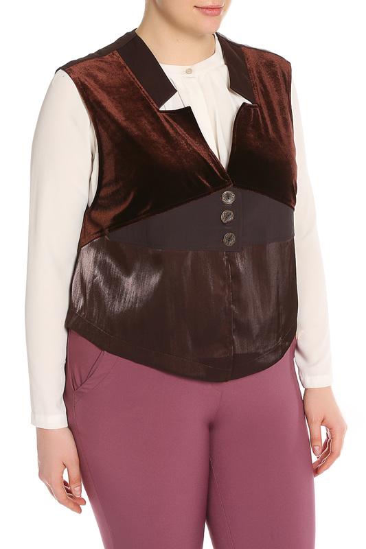 Жилет  - Коричневый цвет