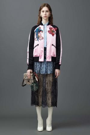 Valentino Шелковый бомбер Бомбер Valentino