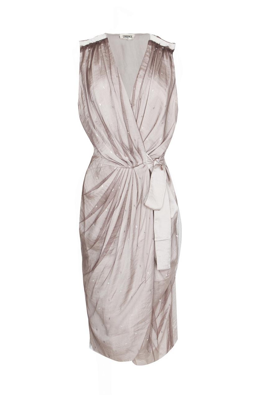 Платье  - бежевый цвет