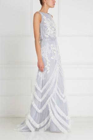 Платье  - голубой цвет