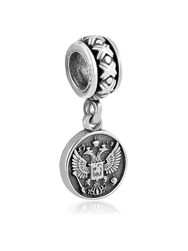 Серебряная подвеска  -  цвет