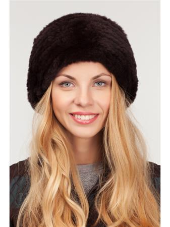 Берет Вязаный мех