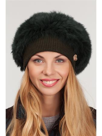 Берет Вязаный мех