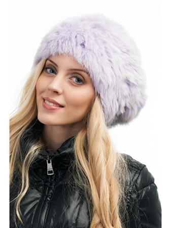 Берет Вязаный мех