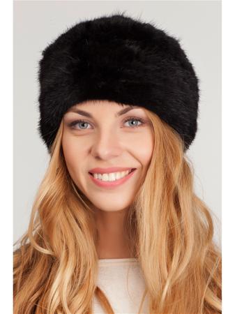 Берет Вязаный мех