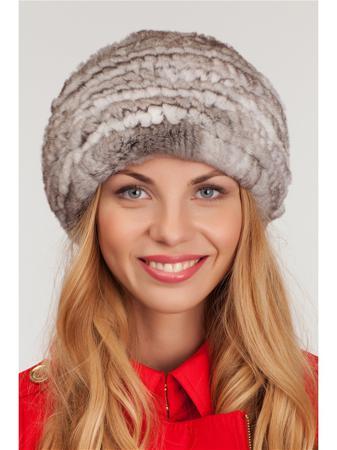 Берет Вязаный мех