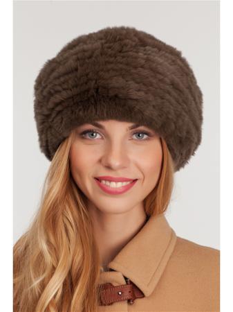 Берет Вязаный мех