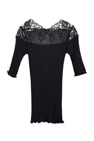 Блуза  - черный  цвет