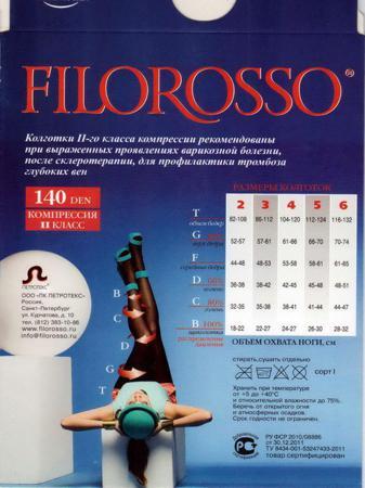 Колготки FILOROSSO