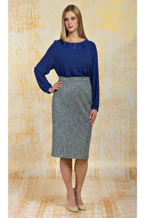 Блуза  - индиго  цвет