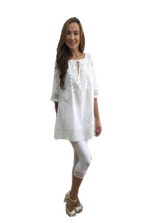 Блузка  - синий цвет