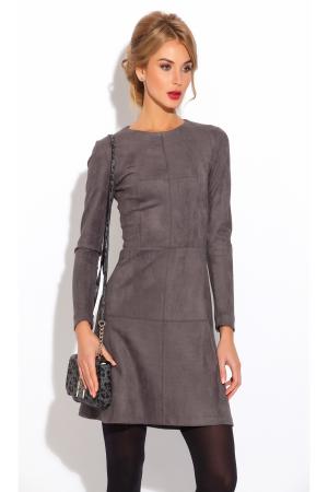 Платье  - серый  цвет