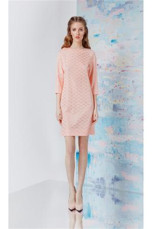 Платье  - персиковый  цвет