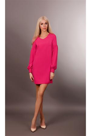 Платье  - фуксия  цвет