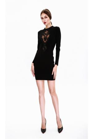 Платье  - черный  цвет