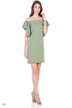 Платье  - хаки  цвет