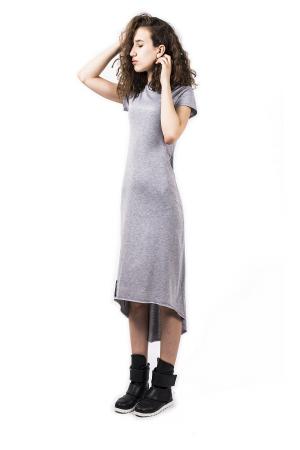 Платье  - серый  цвет