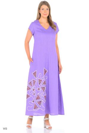 Платье  - сиреневый  цвет