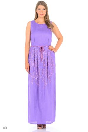 Платье  - сиреневый  цвет