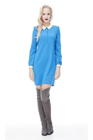 Платье  - лазурный  цвет