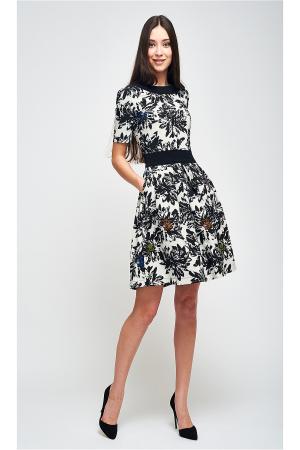 Платье  - черный, белый  цвет