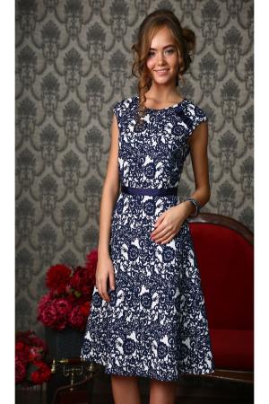 Платье  - темно-синий, синий  цвет