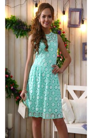 Платье  - бирюзовый  цвет