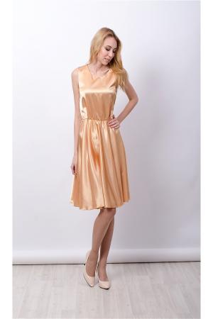 Платье  - светло-желтый, горчичный, золотистый  цвет