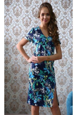 Платье  - синий, лазурный, морская волна  цвет