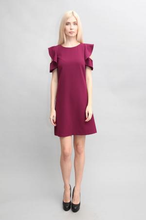 Платье  - Бордовый цвет
