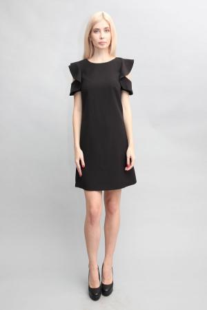 Платье  - черный  цвет