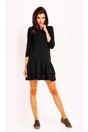 Платье  - черный  цвет