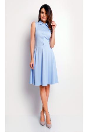 Платье  - синий  цвет