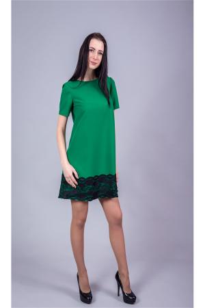 Платье  - зеленый  цвет