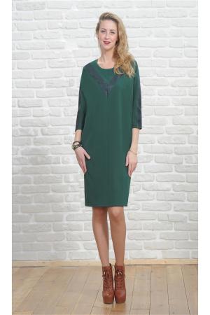 Платье  - зеленый  цвет