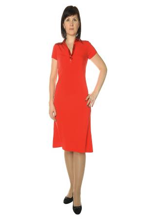 Платье  - красный  цвет