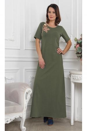 Платье  - хаки  цвет
