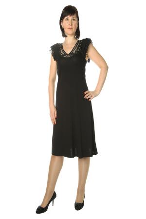 Платье  - черный  цвет