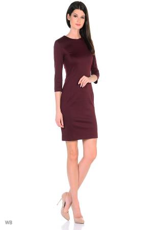 Платье  - Бордовый цвет