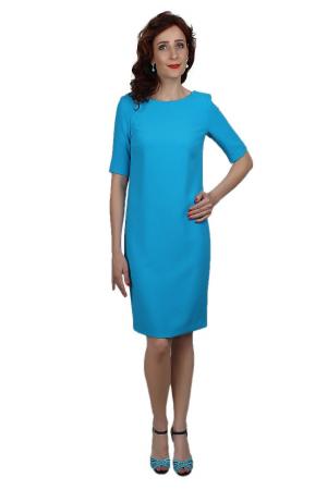 Платье  - голубой  цвет