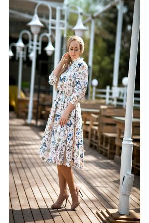 Платье  - бежевый  цвет