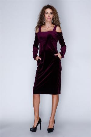 Платье  - фиолетовый  цвет