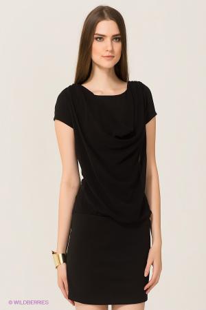 короткое платье  - черный  цвет