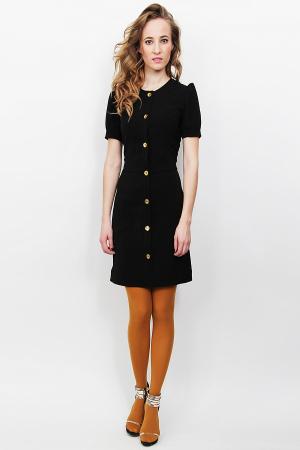 Платье  - черный  цвет