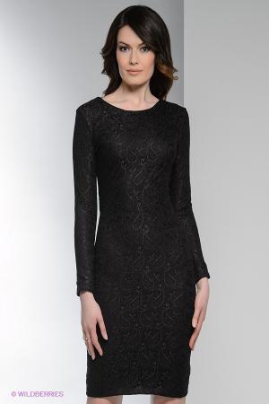 Платье  - черный, золотистый  цвет