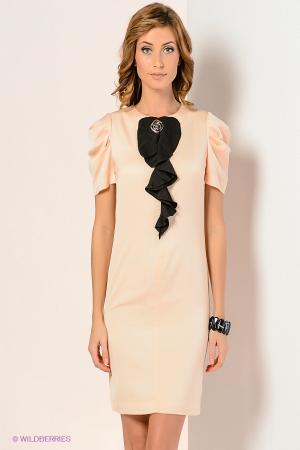 Платье  - светло-бежевый  цвет