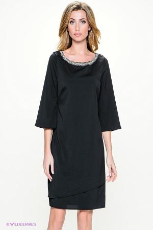 Платье  - черный  цвет