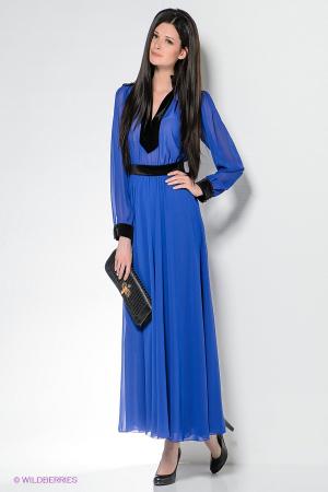 Платье  - индиго  цвет