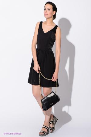 Платье  - черный  цвет